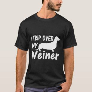 Jag Resa över min Wiener Funny Dachshund Hund älsk T Shirt