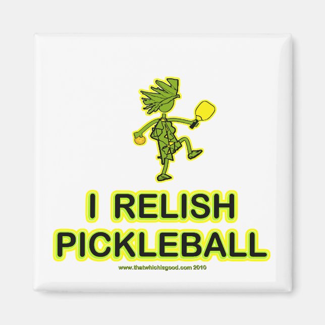 Jag retar Pickleball Shirts & Gifts Magnet (Framsidan)