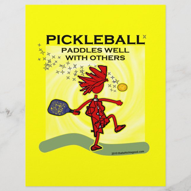 Jag retar Pickleball Shirts & Gifts Reklamblad (Framsidan)