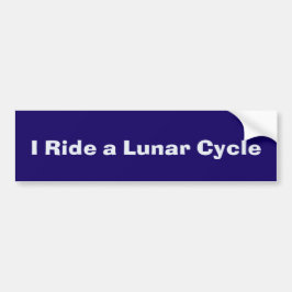 Jag rider ett Lunar cyklar bildekal