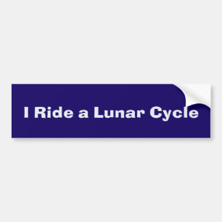 Jag rider ett Lunar cyklar bildekal