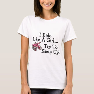 Jag rider något liknande ett flickaförsök att tee shirt