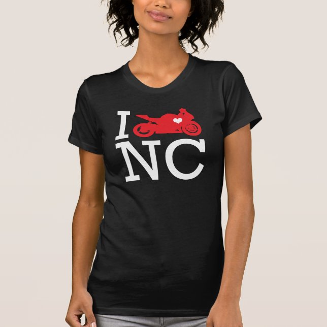 Jag rider NC T-shirt (Framsida)