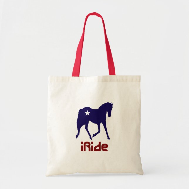 jag rider Tote Tygkasse (Framsidan)