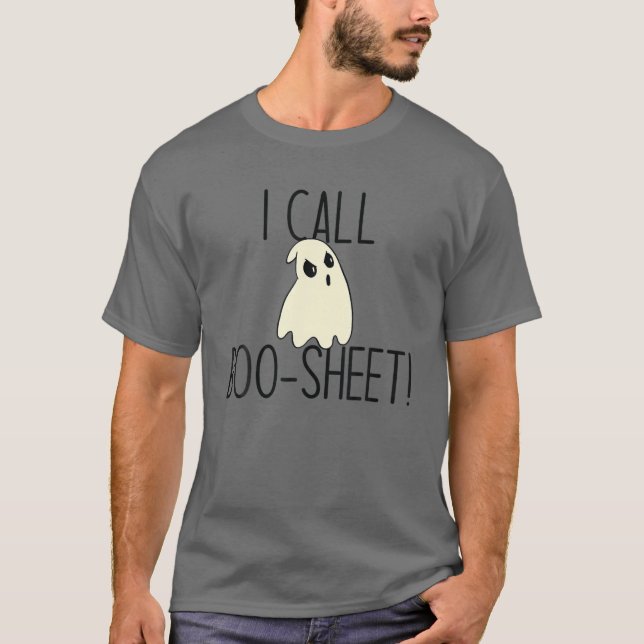 JAG RINGER BOO-LAKAN! Funny Halloween Arg Ghost Me T Shirt (Framsida)