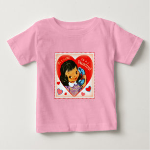 "Jag ringer min Alla hjärtans dag" Toddler Ruffle- Tee Shirt