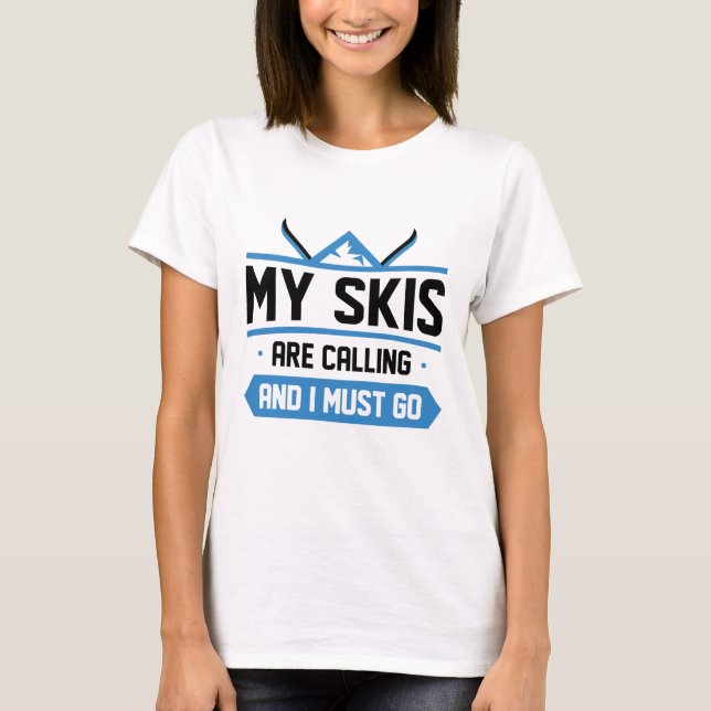 Jag ringer och måste gå. t shirt (Framsida)