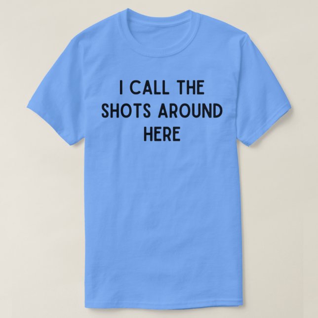 Jag ringer stötarna här 2 t shirt (Design framsida)