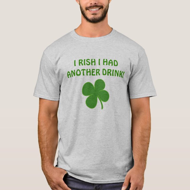 JAG RISH MIG HADE EN ANNAN DRINK! T SHIRT (Framsida)