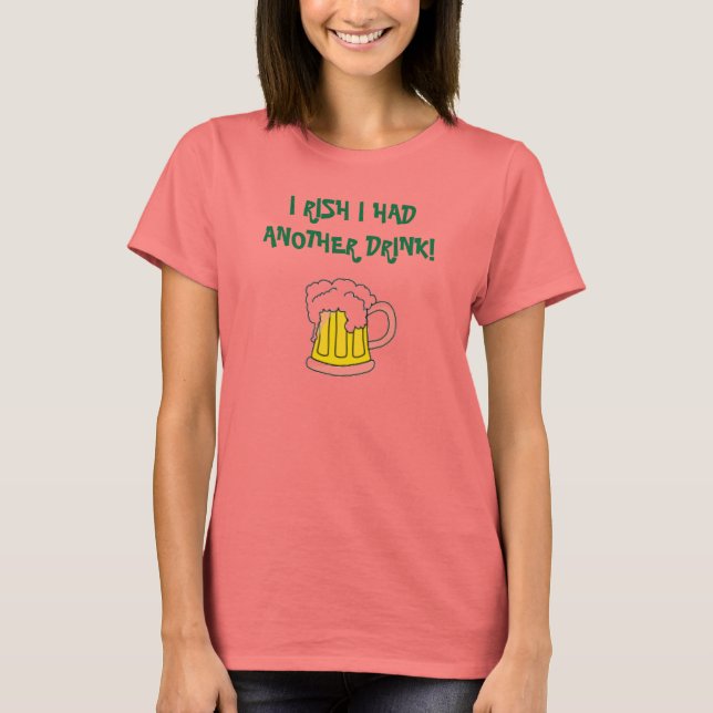 JAG RISKERAR ATT JAG HADE EN ANNAN DRÄNK! TEE SHIRT (Framsida)