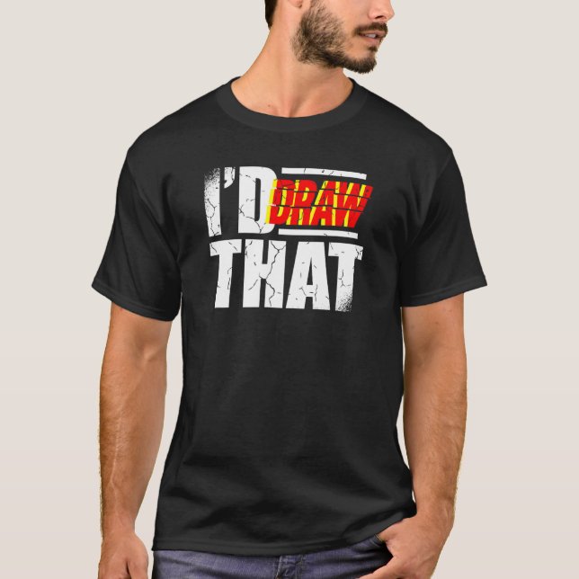 Jag ritade det där bokkortsmatchet. t shirt (Framsida)