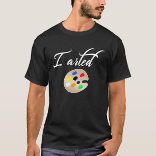Jag ritade med Palette Graphic Kids Painter T Shirt