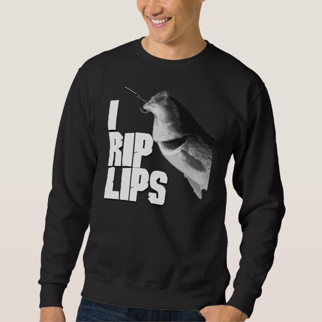 JAG RIVER SÖNDER LÄPPARrund halsMÖRK Sweatshirt (Framsida)