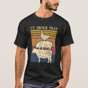 Jag röker den Vintagen T Shirt