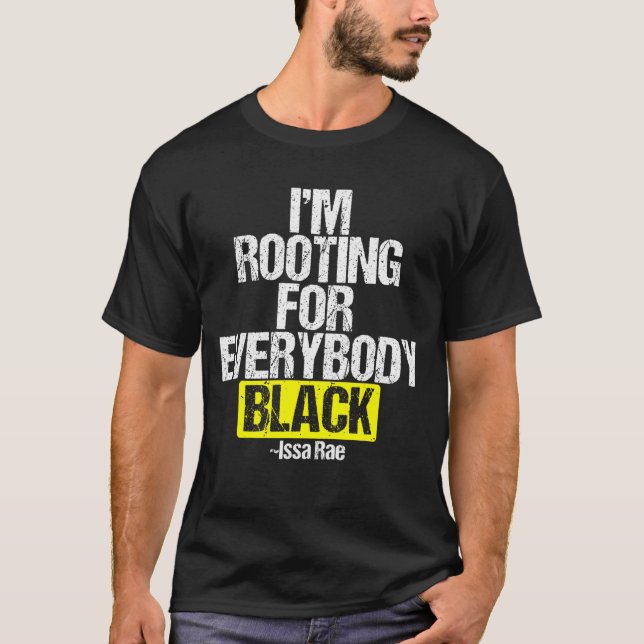 JAG RÖR FÖR ALLA BLM-DATORER T SHIRT (Framsida)