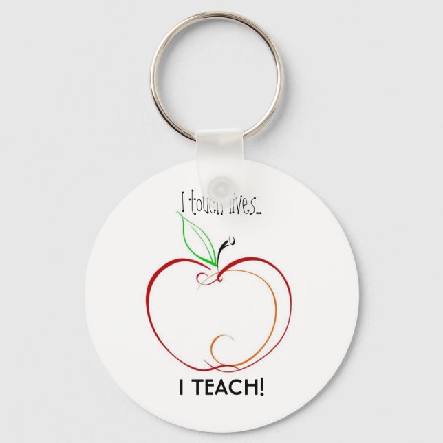 Jag rör liv.., JAG TEACH! Nyckelring (Framsida)