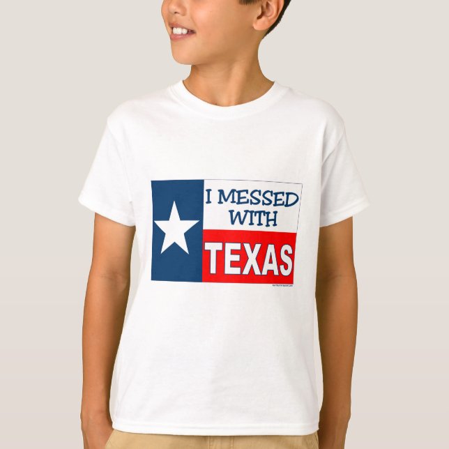 Jag rörade med Texas T Shirt (Framsida)