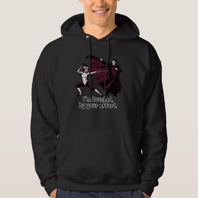 Jag rörs av din ansträngning hoodie (Framsida)