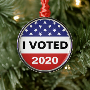 Jag röstade 2024 för Ornament i Amerika Flagga