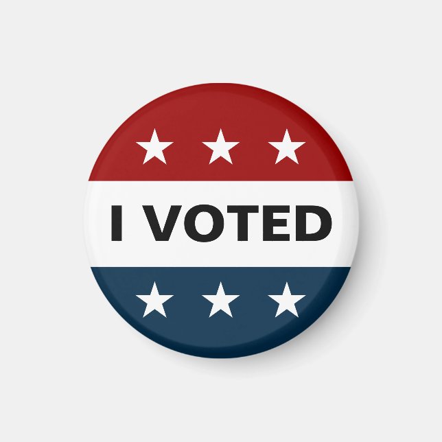 Jag röstade 2024 magnet (Framsidan)