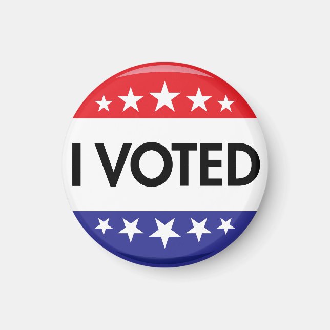 Jag röstade 2024 magnet (Framsidan)