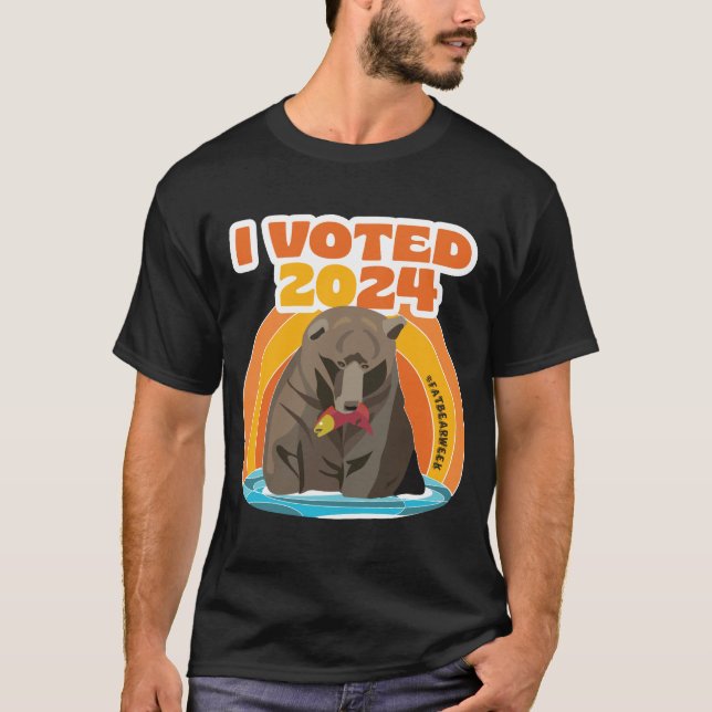 JAG RÖSTADE 2024 TJOCKENS BEARVECKA T SHIRT (Framsida)