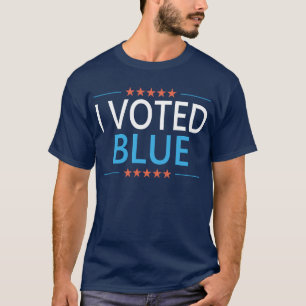 Jag röstade Blue Democrat T Shirt