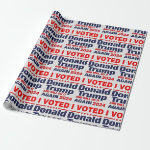 JAG RÖSTADE DONALD TRUMP PRESENTPAPPER
