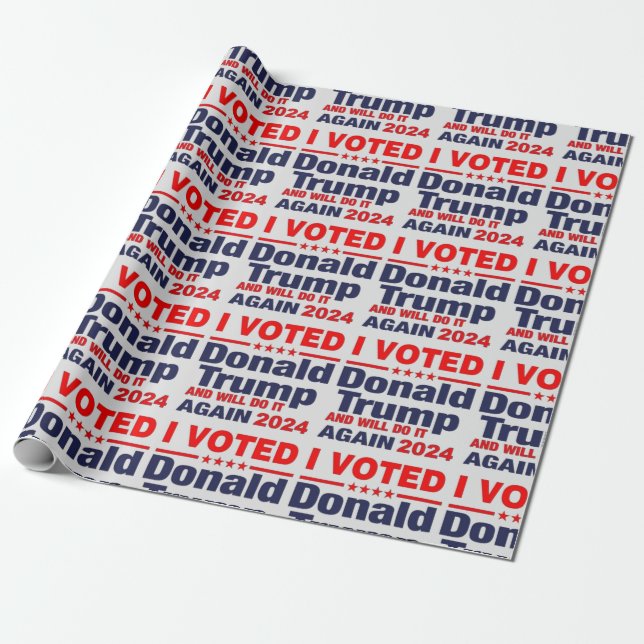 JAG RÖSTADE DONALD TRUMP PRESENTPAPPER (Utrullad)