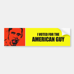 Jag röstade för amerikangrabben bildekal