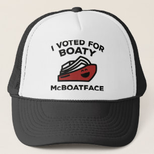 Jag röstade för Boaty McBoatface Truckerkeps
