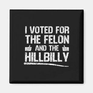 Jag röstade för Féon och Hillbilly-trumman 2024 Magnet