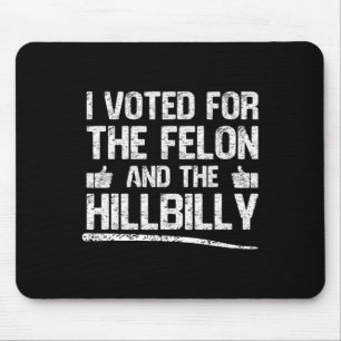 Jag röstade för Féon och Hillbilly-trumman 2024 Musmatta