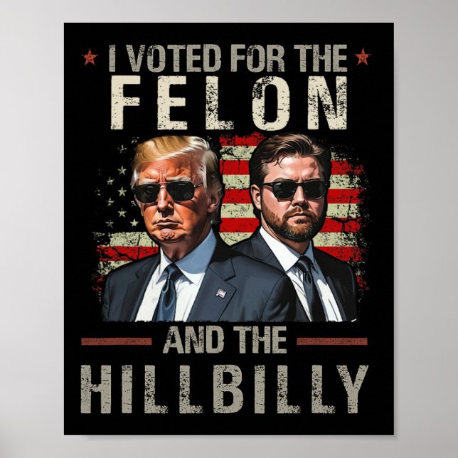 Jag röstade för Féon och Hillbilly-trumman 2024 Poster (Framsidan)