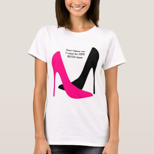 Jag röstade för Hillary och Kamala. T Shirt (Framsida)