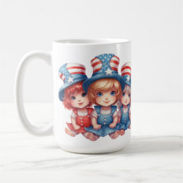 JAG RÖSTADE FÖR KVINNORS HÖGER CUTE LITTLE GIRLS KAFFEMUGG