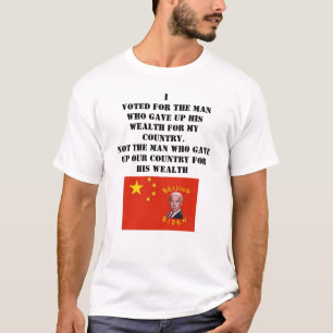 JAG RÖSTADE FÖR MANFLEECE BLANKET T SHIRT