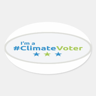 Jag röstade för planetsmärken - lakan av 4 - ovala ovalt klistermärke