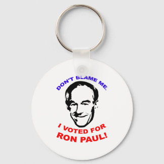 Jag röstade för Ron Paul! Nyckelring
