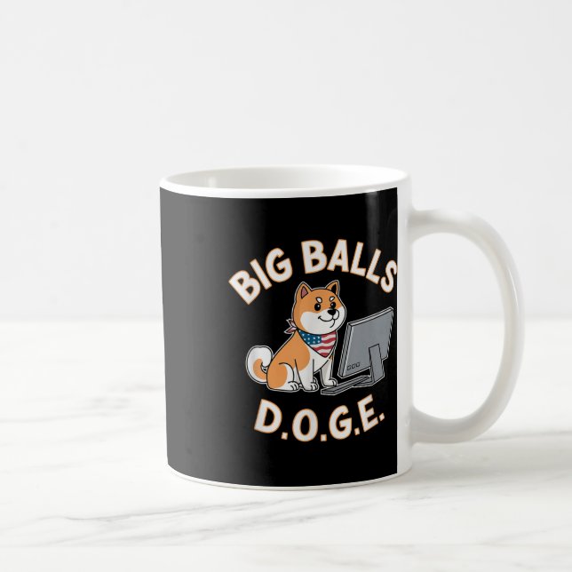 Jag röstade för stort D.o.g.e. Kaffemugg (Höger)