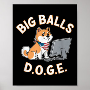 Jag röstade för stort D.o.g.e. Poster
