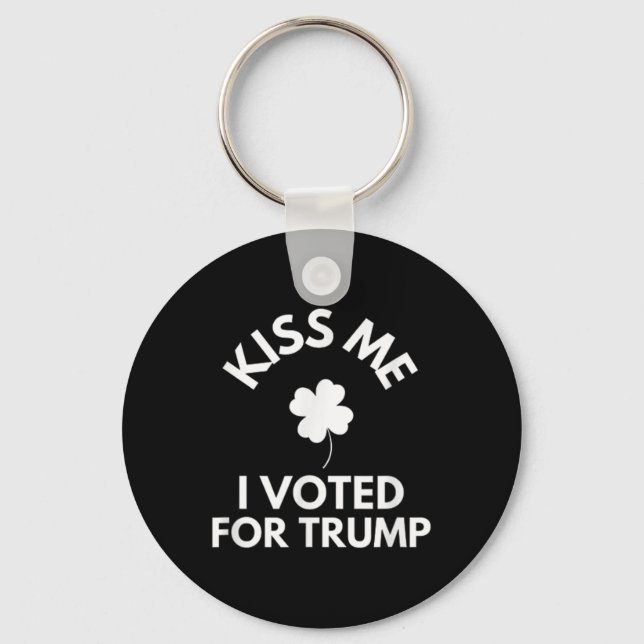 Jag röstade för Trump Funny Nyckelring (Framsida)