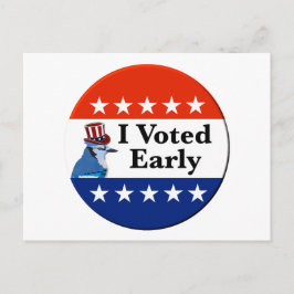 Jag röstade i valet i Tidigt 2026 Vykort