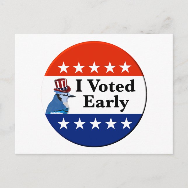 Jag röstade i valet i Tidigt 2026 Vykort (Framsida)