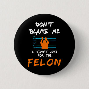 Jag röstade inte för den felonfunna politiska mots knapp
