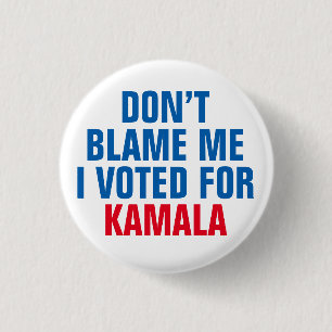 JAG RÖSTADE INTE FÖR KAMALA. KNAPP