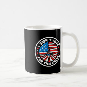 Jag Röstade Inte På Denna Cirkus Anti Usa Trump Re Kaffemugg