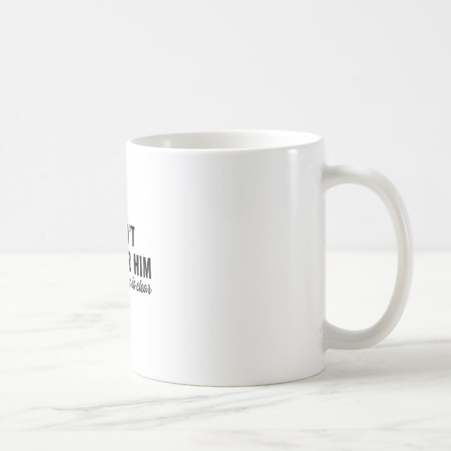 Jag röstade inte på honom mitt samvete är rent 1  kaffemugg (Höger)