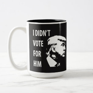 Jag röstade inte på Trump Två-Tonad Mugg