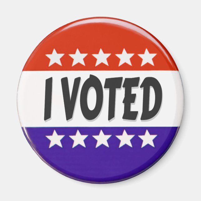 Jag röstade magnet (Framsidan)